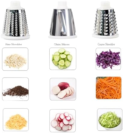Cheese Grater Rotary Cheese Grater,Versatile Cheese Shredder