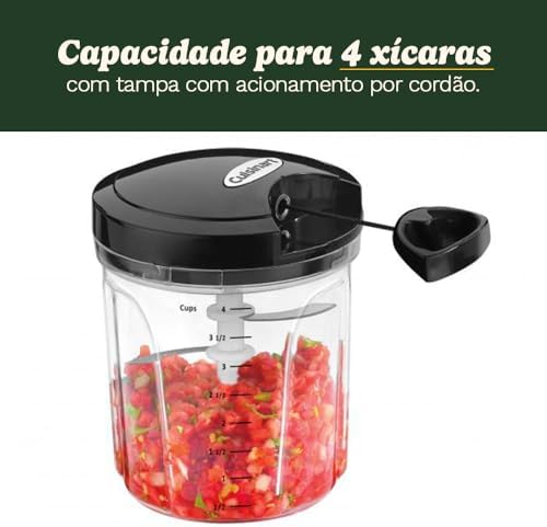 PrepExpress® Manual Food Processor, 4 Cup