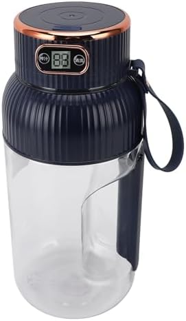 Portable Juicer Cup, 150W 1200ml Multifunctional Mini Travel Blender for Gym Home Office Sports Outdoor, Mini Juicer Cup, Mini Blending Cup, Portable Juice Cup (Blue) by Yosoo