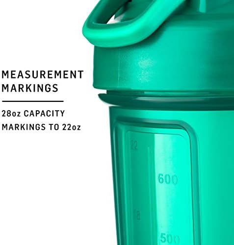 BlenderBottle Classic V2 Shaker Bottle Perfect for Protein Shakes and Pre Workout, 28-Ounce (2 Pack), Clear, Pebble Grey - Image 2