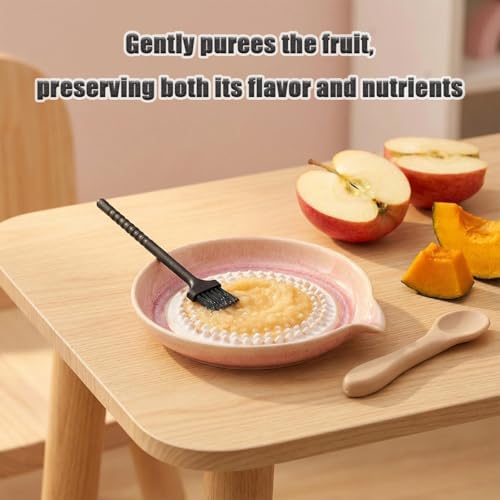 New Gradient Ceramic Grater Plate, Exquisitely Handcrafted Ginger Grater Plate for Chocolate, Fruits, Vegetables, Ginger, Garlic, and Cheese (Green)