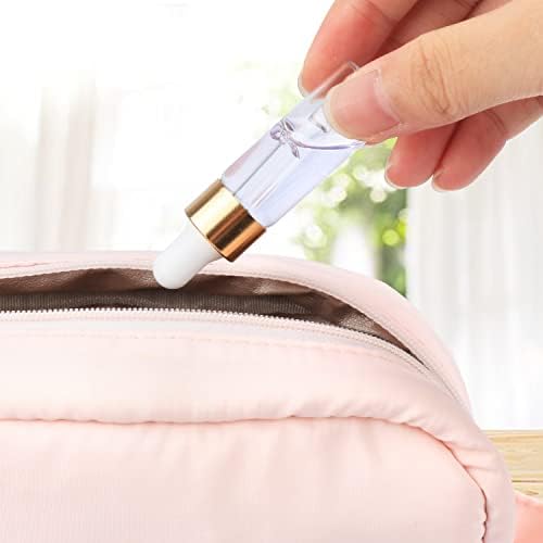 Pack of 35,5ml Clear Glass Dropper Bottle,Empty Glass Sample Vials with Glass Eye Dropper for DIY Aromatherapy Essential Oils Travel Perfume Container Liquid Sample Blends -Free dropper included - Image 6