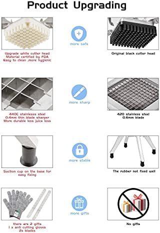 Commercial Vegetable Dicer, 1/2" +1/4" +3/8" - Image 2