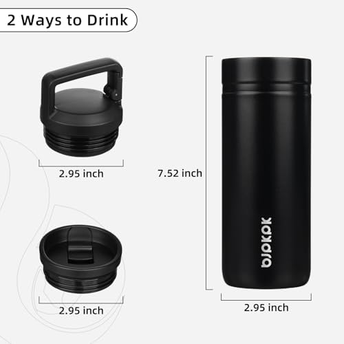 BJPKPK 20 oz Insulated Travel Water Bottle, Coffee Tumbler Stainless Steel - Image 4