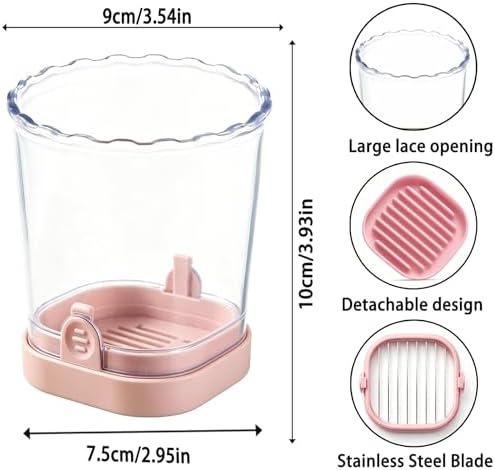 Hendiy 2-in-1 Fruit Slicer Cup, Stainless Steel - Image 5