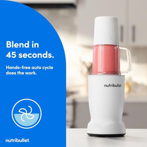 nutribullet® Turbo Tumbler Edition, Personal Blender, White, NB30400AW - Image 5