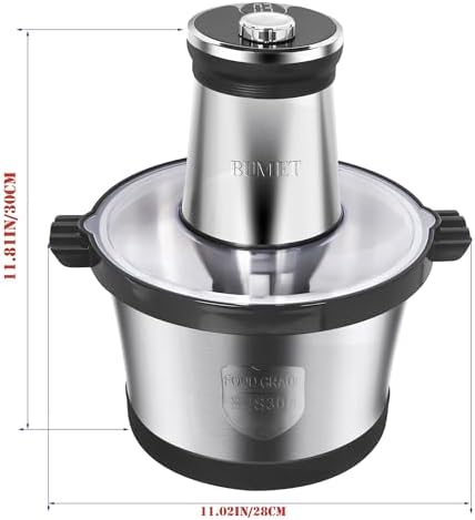 16 Cup Steel Bowl 850W Electric Food Processor
