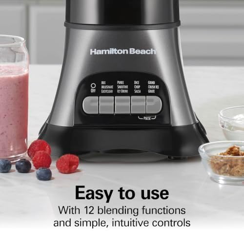 Hamilton Beach 2-in-1 Personal Blender and Countertop Blender For Smoothies - Image 7
