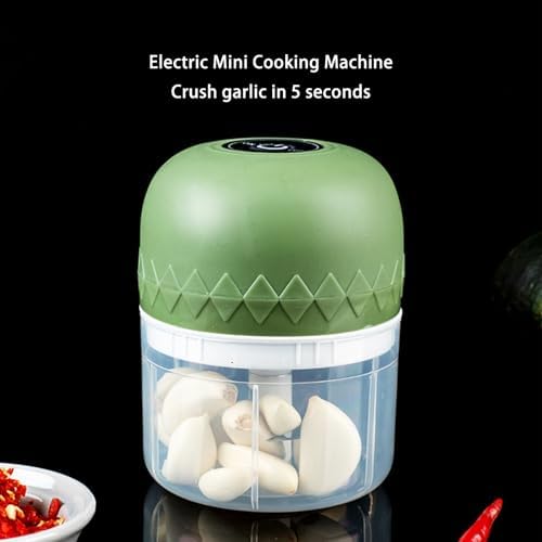 Electric Garlic Chopper, 250ml Mini Food Processor, Usb Garlic Mincer - Image 4