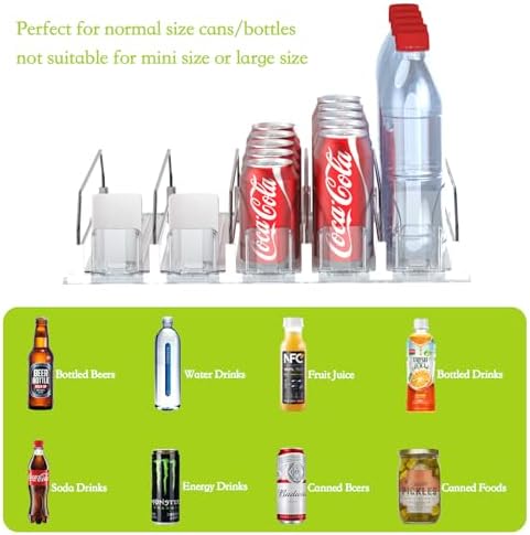Drink Organizer for Fridge,Holds up to 25 Cans