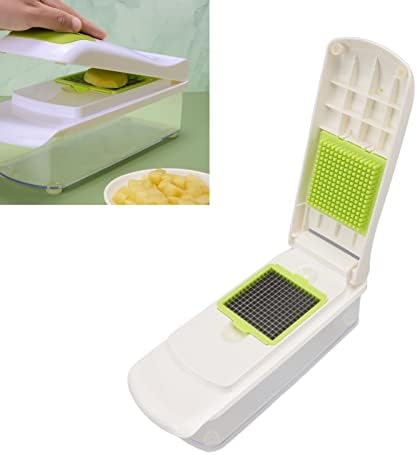 6 in 1 Vegetable Chopper Shredder Manual Handheld Food Chopper Cutter Dicer for Creative Plate Decoration - Image 2