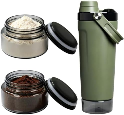 2-Pack Storage Base with Snap-on Lid for Stanley Shaker Bottle 20 oz by Flexirotate