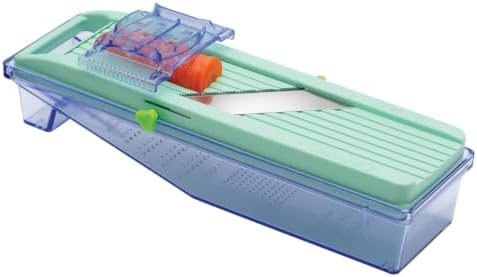 Benriner Mandoline Slicer with Collection Tray and 4 Blades, Japanese Stainless Steel, BPA Free - Image 3