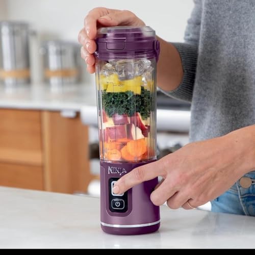 Ninja BC151PR Blast Portable Blender, Cordless, 18oz. Vessel, Personal Blender for Shakes & Smoothies, BPA Free, Leakproof Lid & Sip Spout (Renewed) - Image 5