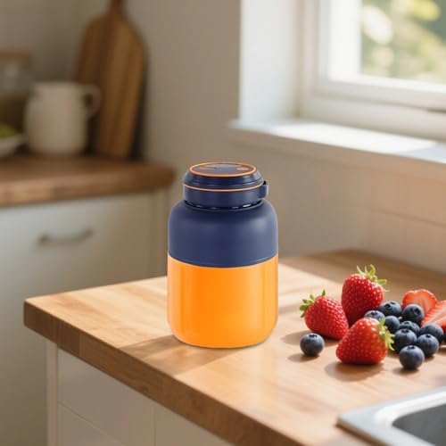 Wireless Juicer Cup, Portable Blender, 44 Fl Oz / 1300 Ml Capacity, Usb Rechargeable, Compact For Smoothies And Shakes, Food-Safe Material For Travel And Outdoors