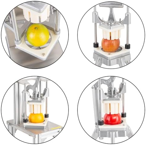 Wedge Blade Multi-model universal Stainless Steel Replacement 8 Wedge Chopper Blade & Pusher Block Set For Commercial Fruit Vegetable Cutter Interchangeable Blade (8 Wedge)