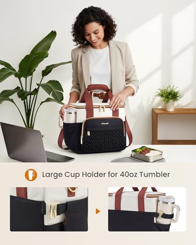 Lunch Box for Women, Insulated Adult Lunch Bag Women Cooler Tote