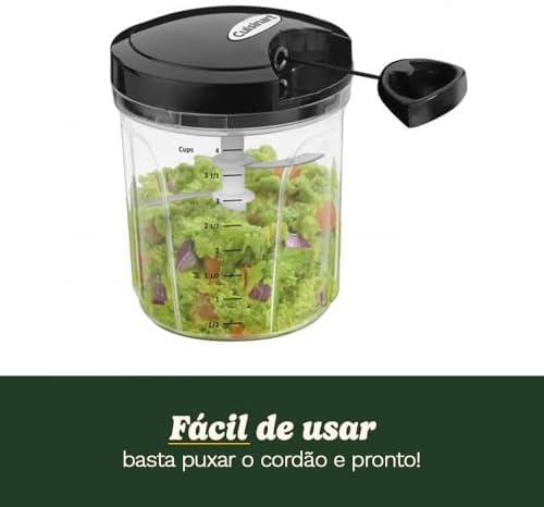 PrepExpress® Manual Food Processor, 4 Cup