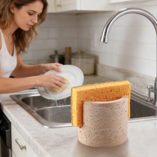 Natural Marble Sponge Holder for Kitchen Sink