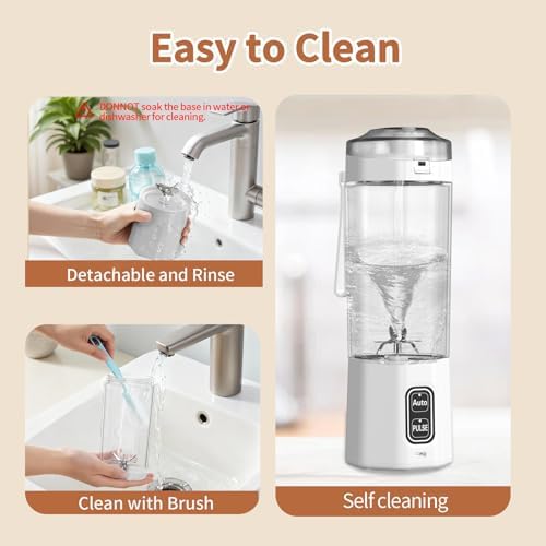 Portable Blender, Personal Blenders with Pulse Mode, Smoothie & Shake Maker - Image 4