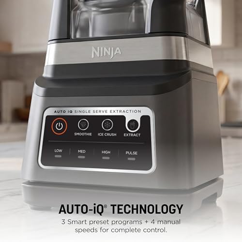 Ninja BN751 Professional Plus DUO Blender, 1400 Peak Watts, 3 Auto-IQ Programs for Smoothies, Frozen Drinks & Nutrient Extractions, 72-oz. Total Crushing Pitcher & (2) 24 oz. To-Go Cups, Black - Image 6