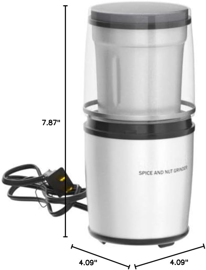 Cuisinart Spice and Nut Grinder, Push-Top Lid for On/Off, Dishwasher Safe - Image 4