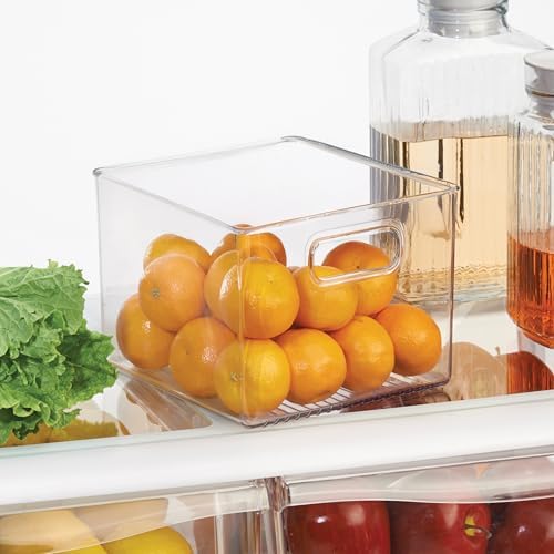 Clear Plastic Storage Bins, 4-Pack