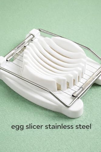 Egg Slicer, Stainless Steel Wire Egg Cutter, Kitchen Slicer Tool - Image 3