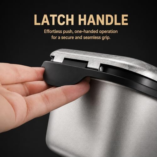 Vegetable Chopper, Stainless Steel Food Dicer and Mandoline Slicer with Drain Holes and Storage Container, Dishwasher Safe Food Chopper for Onion, Potato, Cucumber, Carrot and More - Image 5
