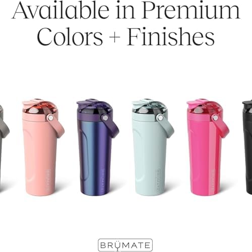 BrüMate MultiShaker Blender Shaker Bottle | 100% Leakproof Insulated Stainless Steel | Pre Workout and Protein Shaker Bottle for the Gym | 25oz (Primrose) - Image 3