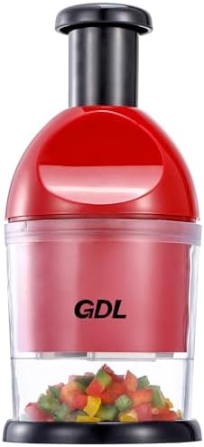 GDL Food Chopper, Manual Slap Vegetable Chopper Onion Dicer, Garlic Mincer by GDL
