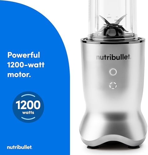nutribullet® Ultra Deluxe Personal Blender, 1200W, Silver, NB80500 - Image 4