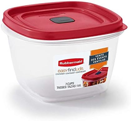 7 cups Food Storage Container 3 Pack Clear