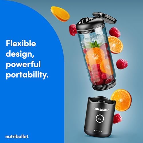 nutribullet Flex Portable Blender NBPB50200AK, Matte Black - Image 2