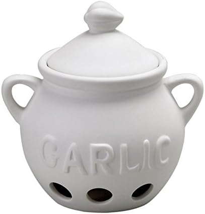 Fantes Garlic Keeper, Unglazed Earthenware Ceramic, The Italian Market Original since 1906 by Fantes