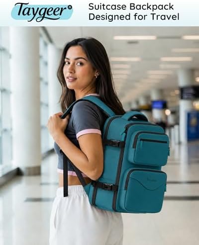Taygeer Airline Approved Carry on Backpack, Womens Weekender Travel Bag - Image 2