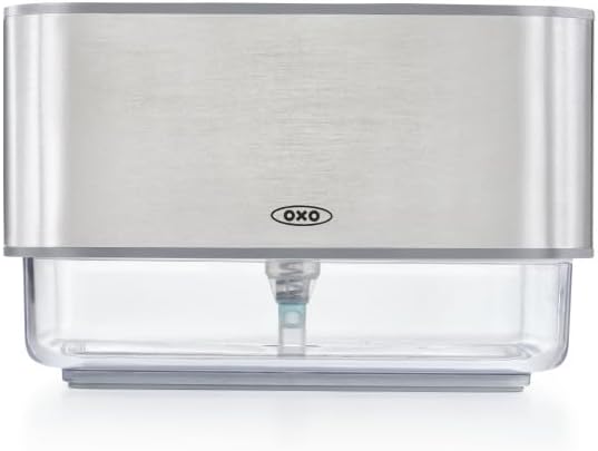OXO Good Grips Stainless Steel Soap Dispensing Sponge Holder