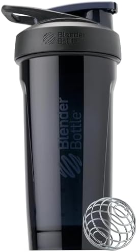 BlenderBottle Sport Flip Tritan Shaker Bottle 28 oz Black by BlenderBottle