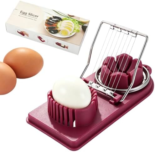 2 in 1 Multipurpose Egg Slicer, Even Cuts for Eggs and Soft Fruits by Unknown