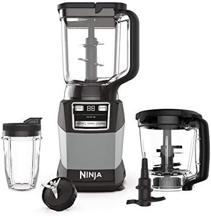 Ninja Compact Kitchen System, Auto-iQ, 1200W, 72oz Pitcher, Grey, AMZ493BRN by Unknown