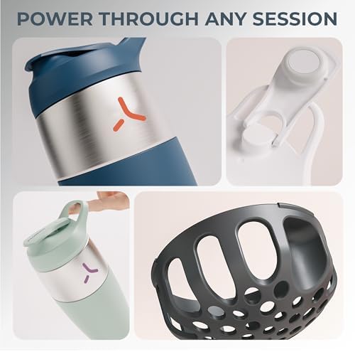 PROMIXX Pursuit Stainless Steel Shaker Bottle 32oz, Mulberry - Image 7