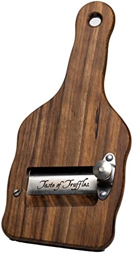 Professional Truffle Shaver/Slicer/Cutter in RoseWood & Stainless Steel Blade | Adjustable Mandoline Slicer - Made in Italy by TASTEOFTRUFFLES
