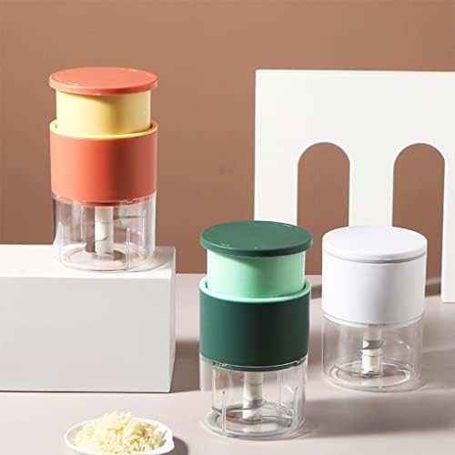 Kitchen Handheld Food Chopper, Manual Food Chopper Cutter, Multi-functional Salad Vegetable Slicer Dicer for Slicing Onions, Garlic, Pepper, Coriander, Grey - Image 5