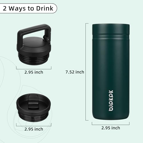 BJPKPK 20 oz Insulated Travel Water Bottle, Coffee Tumbler Stainless Steel - Image 4