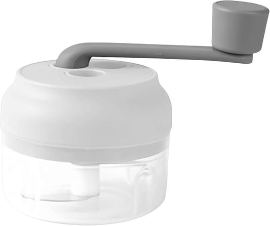 Baby Food Grinder & Manual Garlic Chopper, Portable Hand Operated Garlic Crusher Garlic Mincing Tool Garlic Masher Handheld Garlic Press for Outdoor Picnics and Home Use