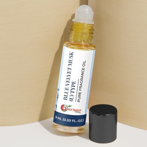 NY Spice Shop Blue Velvet U Musk Type Fragrance – Pack of 5 Musk Inspired Blend – Aromatic Body Oil with Warm Deep Musky Long Lasting Aroma – Layering Fragrance Oil for Personal Scent Collection - Image 3