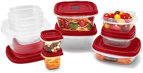 Assorted Food Storage Container Set - Case of: 1; Each Pack Qty: 24; Total Items Qty: 24