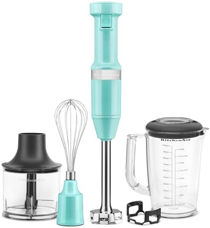 KitchenAid Variable Speed Corded Hand Blender with Attachments, KHBV83 by Unknown