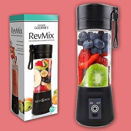 Handy Gourmet RevMix – for Smoothies and Shakes on The Go,Black - Image 6