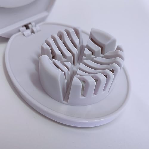 Egg Slicer for Hard Boiled Eggs,Easy to Cut Egg into Slices, Wedge and Dices, Sturdy ABS Body with Stainless Steel Wires,Non-slip Feet,Dishwasher Safe, BPA Free (Purple) - Image 7